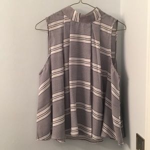 High neck sleeveless top